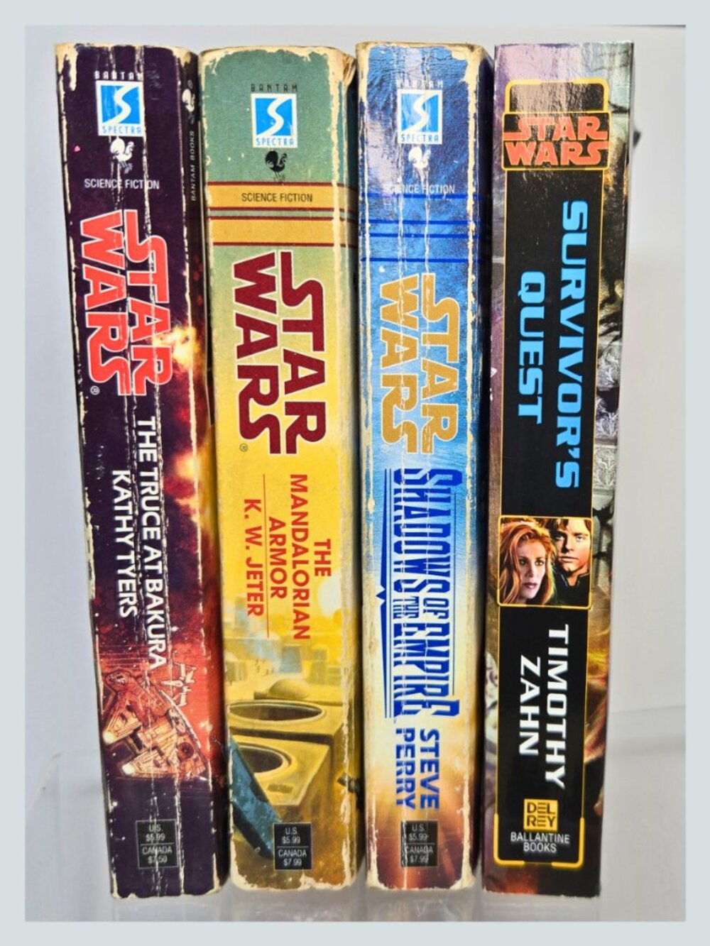 Lot Of 4 STAR WARS Paperback Books